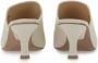TOD'S Sandalen Backless Calfskin Sandals With Sophisticated Heel in grijs - Thumbnail 1