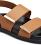 TOD'S Sandalen Brown Sandals With Striking Metallic Accent in bruin - Thumbnail 1
