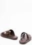 TOD'S Sandalen Calf Leather Sandals With Bold Buckle Detail in bruin - Thumbnail 1