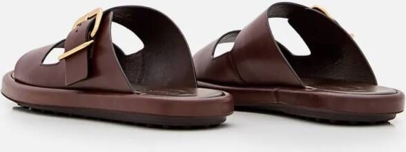 TOD'S Sandalen Double Band Sandal in bruin