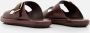 TOD'S Sandalen Double Band Sandal in bruin - Thumbnail 1
