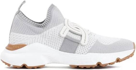 TOD'S Low-Top Sneakers Kate Knitted Sneakers in beige
