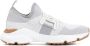 TOD'S Grijze Gebreide Sneakers met Leren Ketting Gray Dames - Thumbnail 28