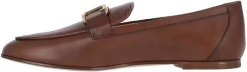 TOD'S "T Timeless" Loafers Brown in bruin
