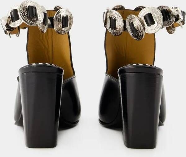 Toga Pulla Boots Aj1308 Boots Leather Black in zwart