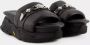 Toga Pulla Sandalen Aj1315 Sandals Leather Black in zwart - Thumbnail 2