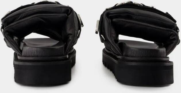 Toga Pulla Sandalen Chunky Sole Sandals With Padded Straps in zwart
