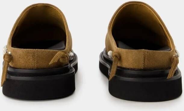 Toga Pulla Slippers & Mules Slip-On Sandals With Calfskin Upper in bruin