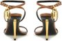 Tom Ford Sandalen Sandal With Striking Padlock Detail in bruin - Thumbnail 1