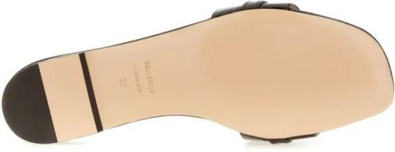 Tom Ford Sandalen Slide Sandal in bruin