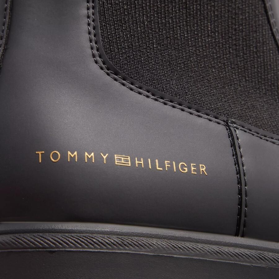 Tommy Hilfiger Boots zonder sluiting FEMININE SEASONAL UTILITY BOOT met brede stretchinzet bij de schacht - Foto 10