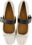 TORAL Ballerina Dames Astrid Maat: 39 Materiaal: Leer Kleur: Wit - Thumbnail 5