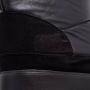 Toral Gestikte Leren Casual Laarzen Black Dames - Thumbnail 1
