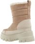 Toral Beige Gewatteerde Leren Casual Laarzen Beige Dames - Thumbnail 2