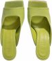 Toral Sandalen Textured Leather Sandals in groen - Thumbnail 1