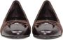 TORY BURCH Ballerina Flats With Contrasting Toe in zwart - Thumbnail 1