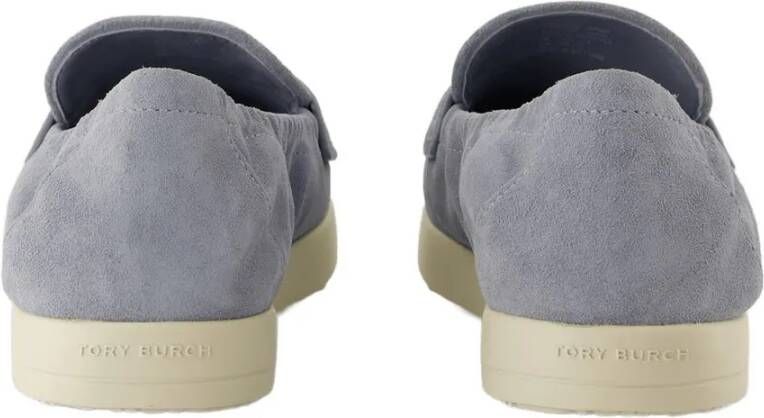 TORY BURCH Ballet Sport Loafers Leather Blue in blauw