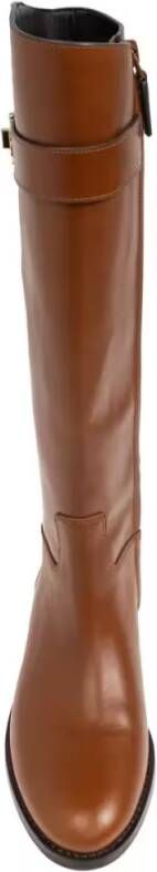 TORY BURCH Boots T Lock Riding Boot in bruin