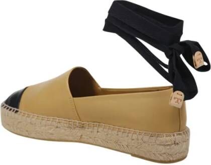 TORY BURCH Cap-Toe Espadrille in bruin