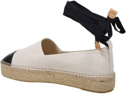 TORY BURCH Cap-Toe Espadrille in wit