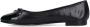 TORY BURCH Zwarte Leren Cap Toe Ballerina`s Black Dames - Thumbnail 2