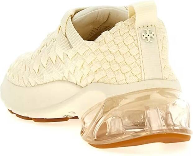 TORY BURCH Low-Top Sneakers 'Good Luck Woven Trainer' Sneakers in beige