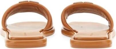 TORY BURCH Sandalen Double T Sport Slider Sandal in oranje
