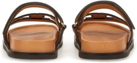 TORY BURCH Sandalen "Ines" Slide Sandal in bruin
