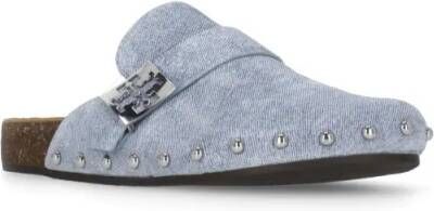 TORY BURCH Sandalen Light Blue Mellow Stud Sabot in blauw