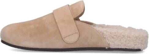 TORY BURCH Sandalen Mellow Suede Mules – Taupe in beige