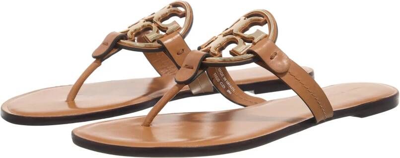 TORY BURCH Sandalen Metal Miller in bruin