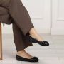 TORY BURCH Zwarte platte schoenen Must-Have voor modieuze vrouwen Zwart Dames - Thumbnail 2
