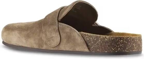 TORY BURCH Sandalen Mule Sandals With Buckle Detail in bruin