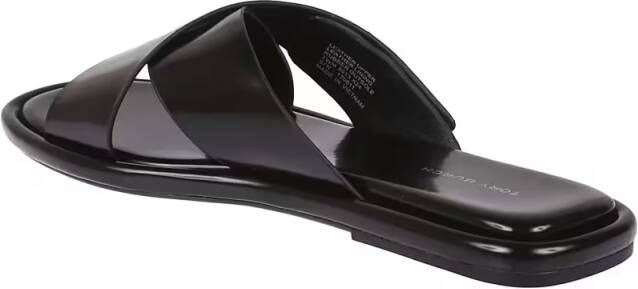 TORY BURCH Sandalen T Lock Cross Band Slide in zwart