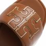 TORY BURCH 202 Bourbon Miele Gold Sport Slides Brown Dames - Thumbnail 2