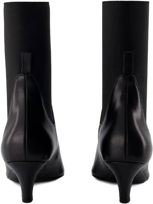 TOTEME Boots & laarzen The Mid Heel Boots Leather Black in zwart - Foto 2