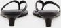 TOTEME Sandalen The Flip Flop Sandals Leather Black in zwart - Thumbnail 2