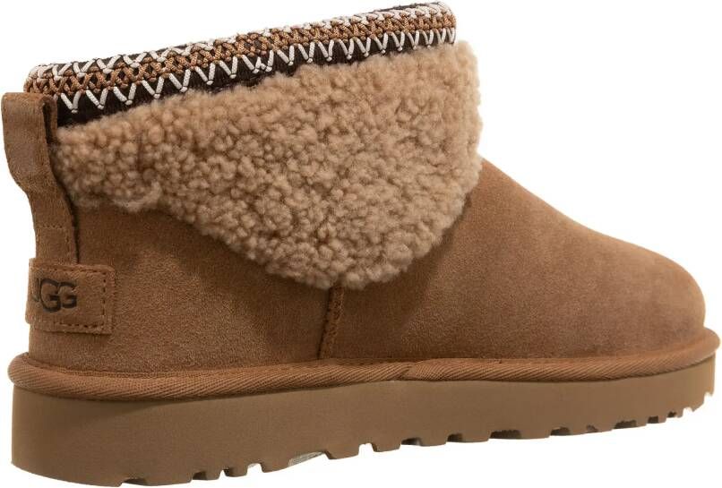 Ugg Boots Classic Ultra Mini Maxi Curly in bruin