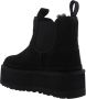 UGG Chelsea Boots Dames W Neumel Platform Chelsea Maat: 43 Materiaal: Suède Kleur: Zwart - Thumbnail 3