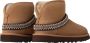 UGG Vachtlaarzen Dames Classic Mini Crescent Maat: 39 Materiaal: Suède Kleur: Cognac - Thumbnail 3