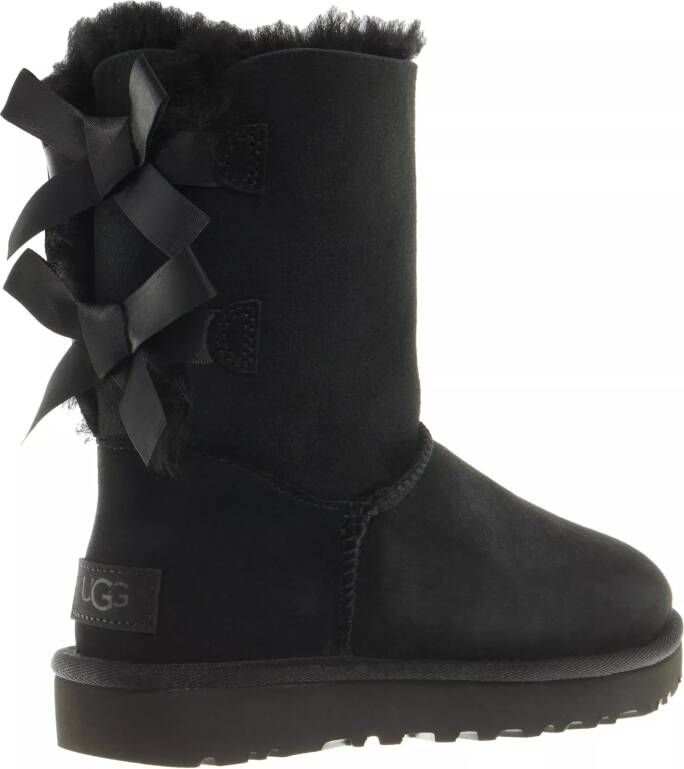 Ugg Dameslaarzen van omgekeerd schapenleer en suède voor herfst winter Black Dames - Foto 15
