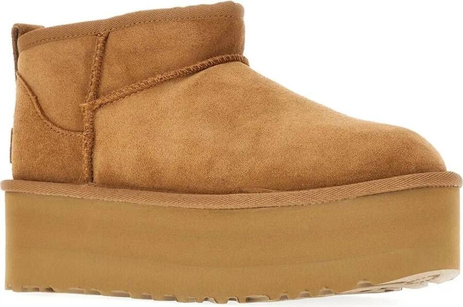 Ugg Enkellaarzen Dames Laars Bruin 1135092 CHE Ultra Mini Platf in bruin