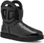 Ugg Boots Mini Crinkle Boots With Logo And Plush Interior in zwart - Thumbnail 1