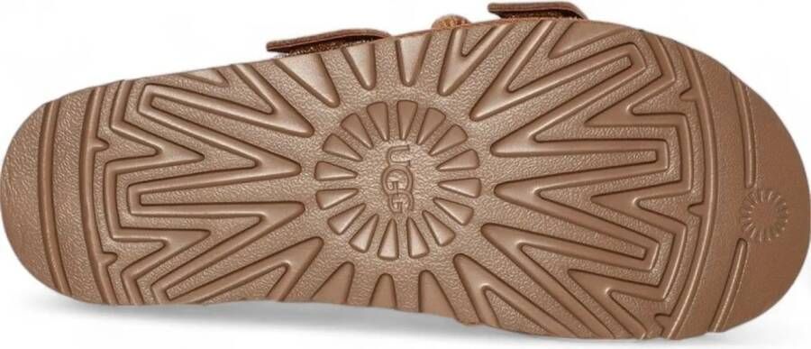 Ugg Sandalen Dames Goldenstar Hi Slide Chestnut in beige