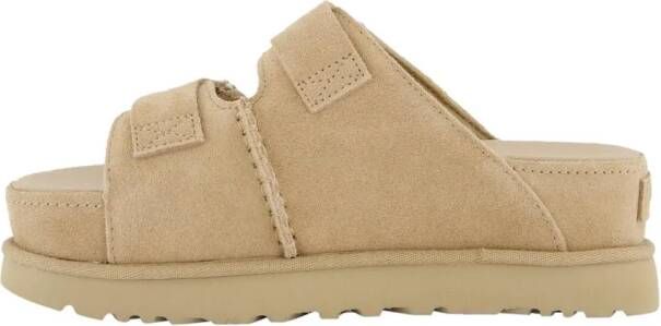 Ugg Slippers & Mules Dames Goldenstar Hi Slide Sand in beige