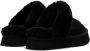 Ugg Slippers & Mules Plush Lined Black Slip-On Sandals With Thick Sole in zwart - Thumbnail 5