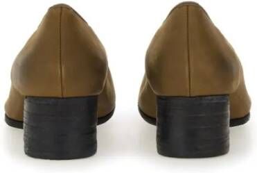 Uma Wang Brown Carbon Fiber Ballerina Shoes in bruin
