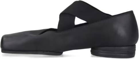 Uma Wang Heeled Ballerinas – Black in zwart