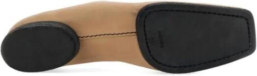 Uma Wang Leather Ballerina in beige
