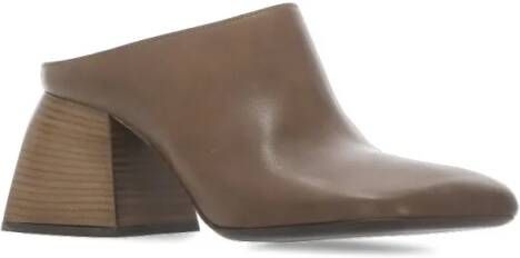 Uma Wang Sandalen Leather Sabot in bruin